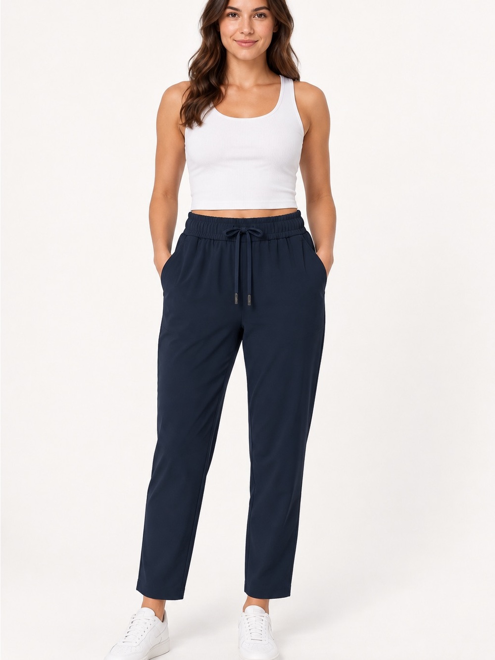 Lululemon On the Fly Pant 28” Luxtreme True Navy Blue Size 6